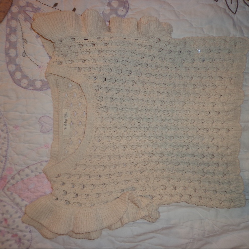 The Vintage Shop Cream Crew Neck Sweater